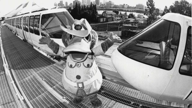 Brisbane's most famous platypus, World Expo 88's mascot Expo Oz.