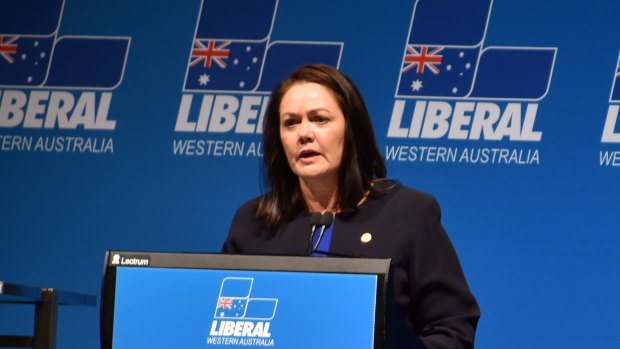 Liza Harvey at the 2019 WA Liberal Party Conference.