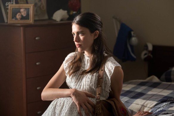 Margaret Qualley plays the mysteriously pregnant Melissa in the disappointing Strange But True.