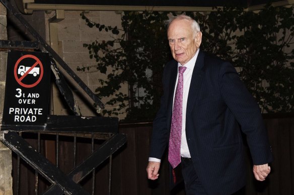 Former federal Liberal Party president and one-time minister Richard Alston in June 2016.