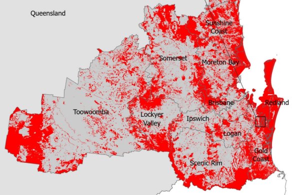 UQ, Griffith University and the Queensland Conservation Council have released maps – based on national parks and World Heritage Area boundaries – showing what they believe should be no-go zones for developers.