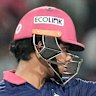 Teen prodigy Vaibhav Suryavanshi celebrates his 50 in the IPL clash against the Sunrisers.