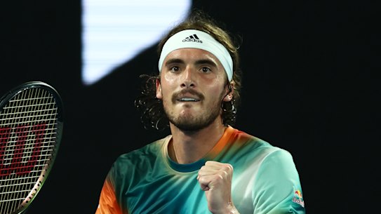 Stefanos Tsitsipas claimed a hard-fought win.