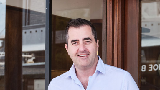 Campos Coffee commercial director John Ronchi at the specialty roaster’s new Melbourne flagship store in South Yarra.