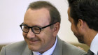 Kevin Spacey in court.