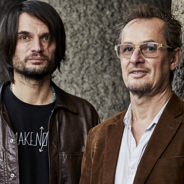 Richard Tognetti on Jonny Greenwood (left): "I do want Jonny to write more for the ACO, but he has a lot of planes on the runway and we are just one of them."