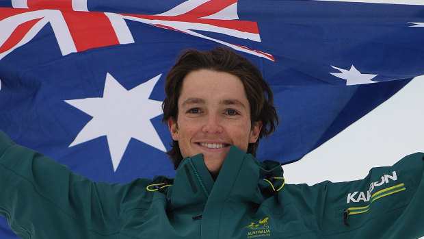 Scotty James after winning a bronze at the 2018 Winter Olympics.