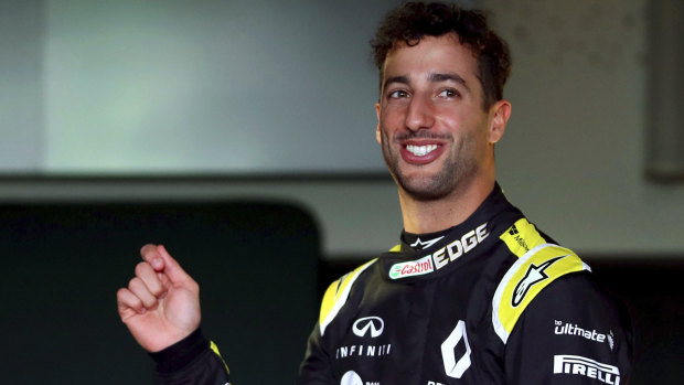 Daniel Ricciardo's Renault was well off the pace in the first practice session of the season.