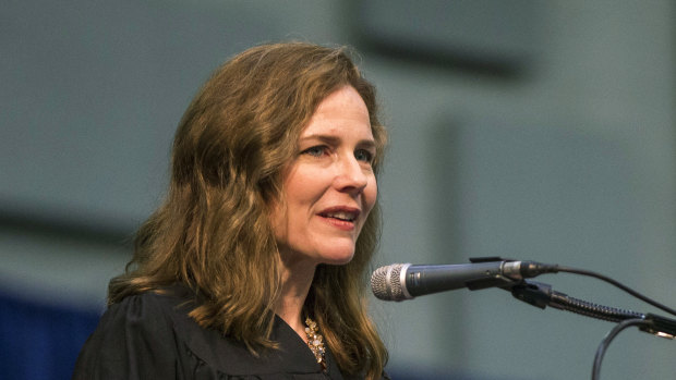 Amy Coney Barrett, United States Court of Appeals for the Seventh Circuit judge, is seen as the frontrunner to fill Ruth Bader Ginsburg's Supreme Court seat.