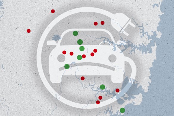 Sydney’s EV charging deserts