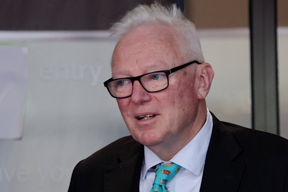Defence barrister Peter Morrissey, SC.