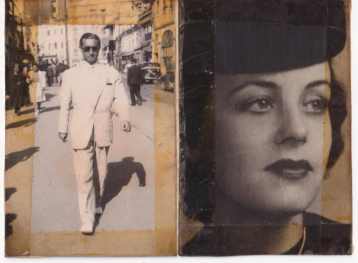 Willy Blau and Charlotte Blau in Istanbul circa 1942.