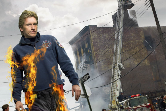 Denis Leary in a promotional shot for the under-rated drama Rescue Me.
