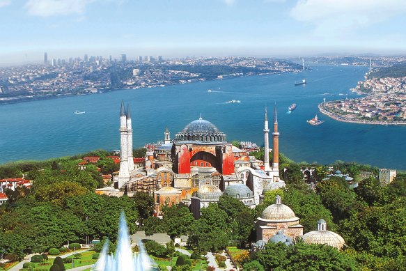 Istanbul straddles two continents.