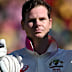 Steve Smith celebrates his hundred at the SCG.
