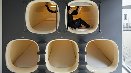 Capsule hotels are a quirky and cheap accommodation option, dotted all over Japan.