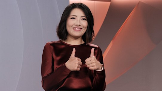 Rena Li, newsreader on SBS’s new Mandarin news bulletin.
