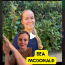 A screenshot from a TikTok video by Mia Findlay in which she names and identifies Bea McDonald as one of the students at a meeting where a report into sexual violence was torn up.
