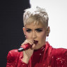Katy Perry serves up eye candy for Melbourne fans