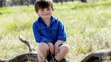 Three-year-old Memphis was separated from his mother Dominique Facey due to the border closure. 