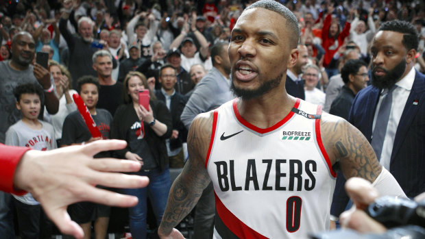 Portland Trail Blazers' star Damian Lillard.