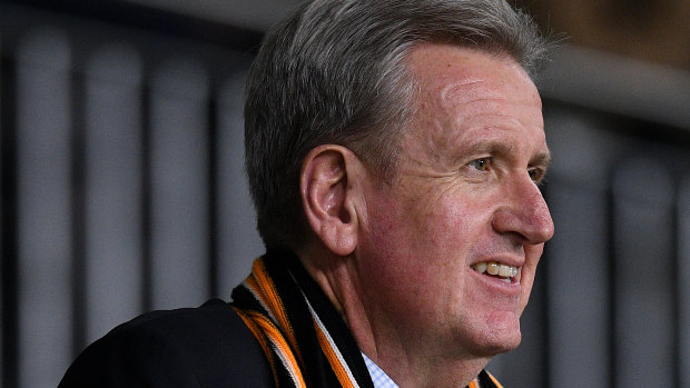 Wests Tigers chairman and Racing Australia chief Barry O'Farrell.
