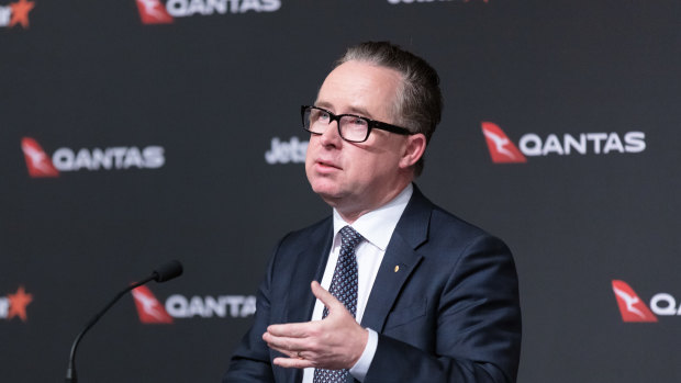 Qantas CEO Alan Joyce. 