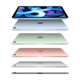 The new iPad Air comes in a range of colours.
