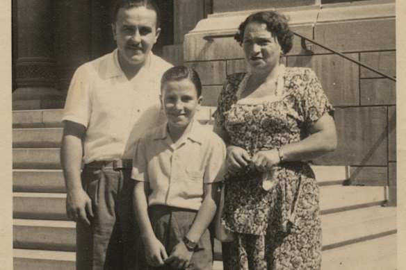 George Calombaris and his family.