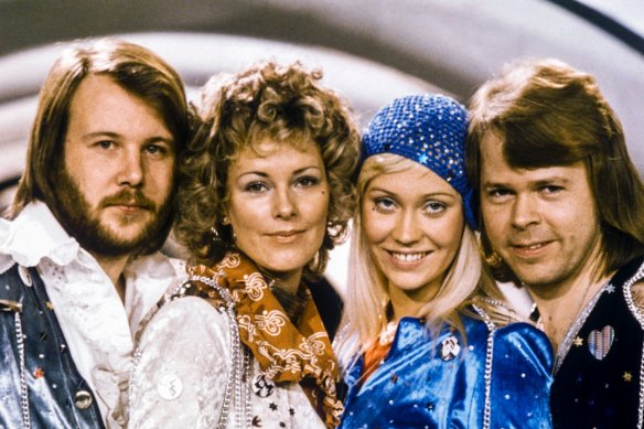 They way they really were ... ABBA at the 1974 Eurovision Song Contest. Their hit song, Waterloo, won.