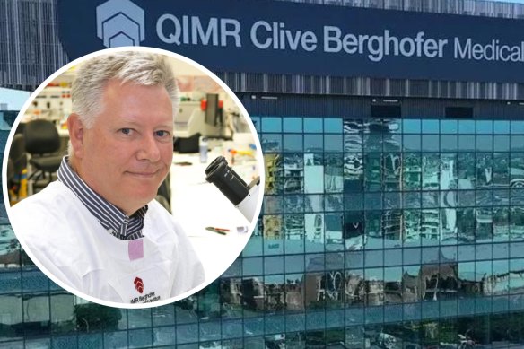 Professor Mark Smyth and the QIMR Berghofer Medical Research Institute.
