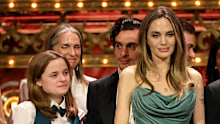 Vivienne with mother Angelina Jolie, pictured in June 2024.