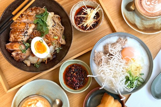 Assorted dishes at Roslyn Thai Cafe.