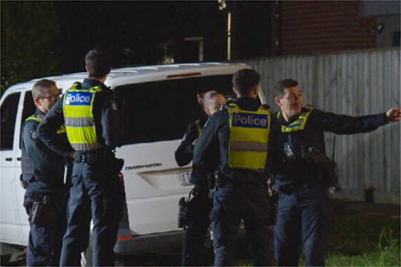 Police at the scene after a 44-year-old woman was found dead at Epping on Thursday evening. A man was charged on Friday afternoon.