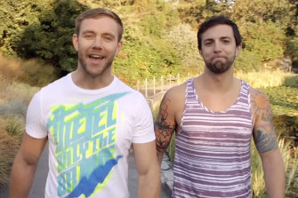 Canadian frenemies Adam Rollins and Tommy D compete in stereotypical 'gay' jobs.
