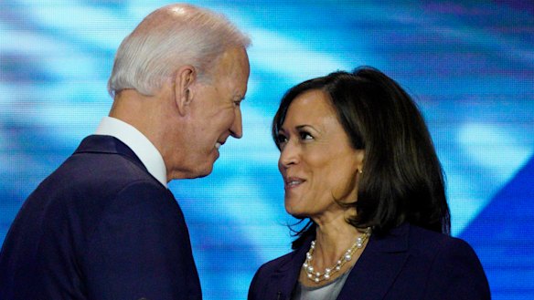 Joe Biden and Kamala Harris.