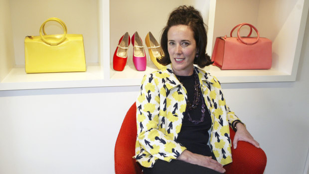 Kate Spade during an interview in New York in 2004.