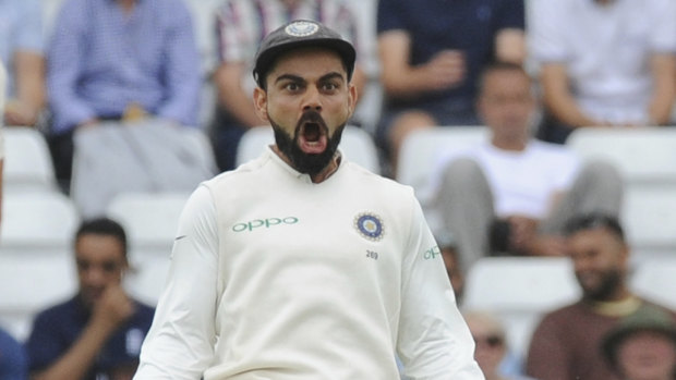 Rare air: Kohli has been in outstanding form so far in the series.