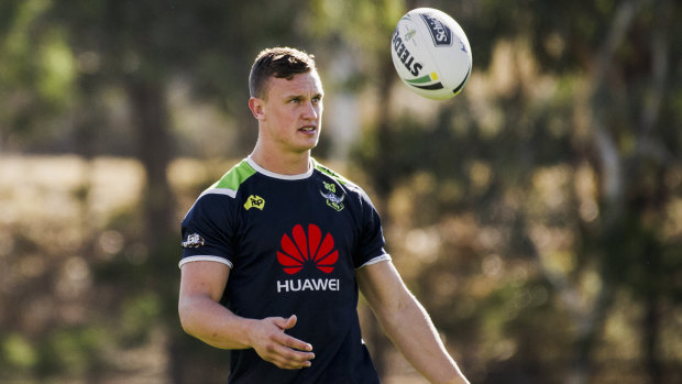 Jack Wighton will play at fullback for the Raiders against the Eels.