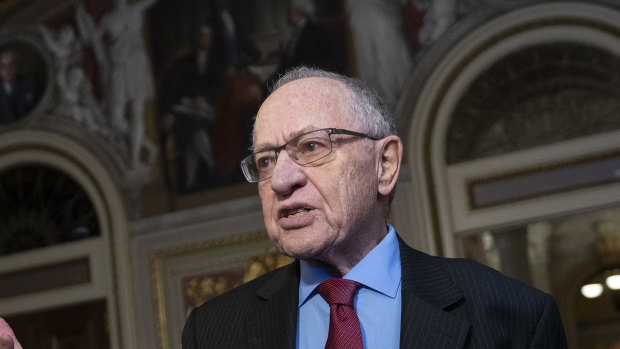 Alan Dershowitz also acted as lawyer for US President Donald Trump during this years impeachment proceedings.