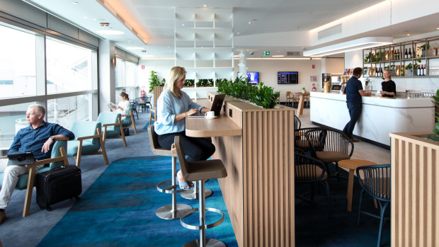 Qantas's new international lounge opened at Brisbane Airport in April 2019.