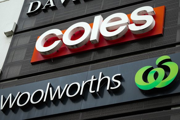 Coles and Woolworths are the only grocery retailers subject to the new law against supermarket price-gouging.