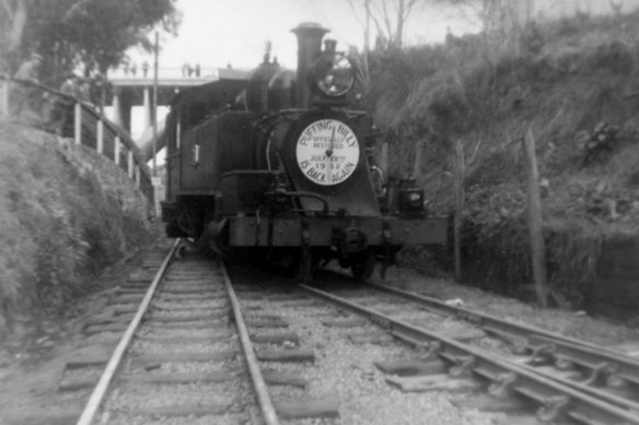Puffing Billy in 1952.