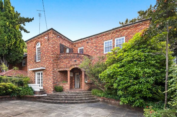 The art deco house in Woollahra is half owned by Helen Coonan with her son Adam Coonan and his wife, Candice Bailey.