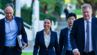 Northern Minerals mManaging Director Shane Hartwig, Chief Operating Officer Angelia Glover, Executive Director Bin Cai and Executive Chairman Adam Handley in June. 
