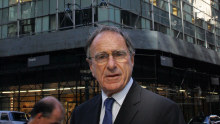 Real estate developer Harry Macklowe in Midtown Manhattan in September 2005
