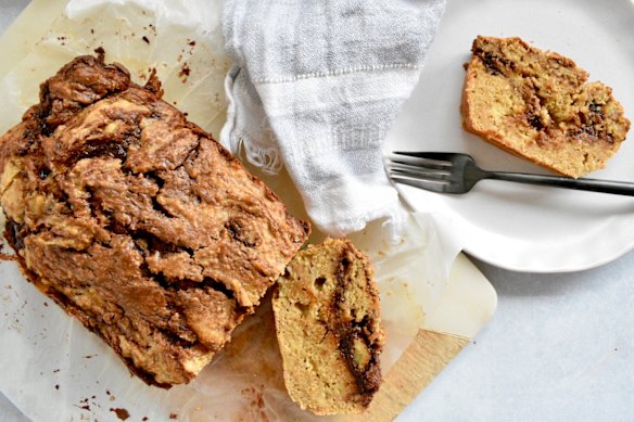 Banana and Nutella bread is a fuss-free and satisfying treat.