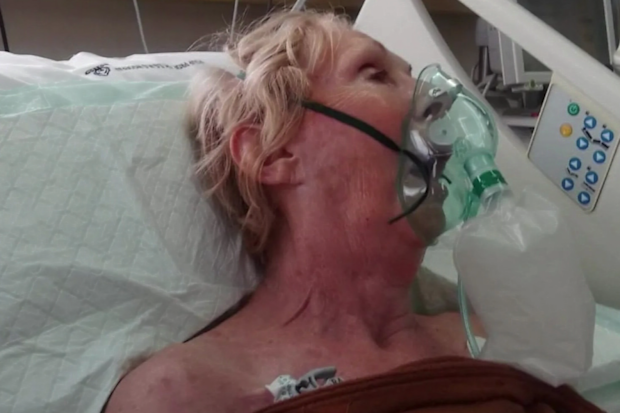 A WA grandmother is fighting for life in Bali, after slipping on a bathroom floor and falling into an open stairwell.