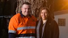Caitlin and Adam Webster are living with relatives while they wait for their home to be ready.