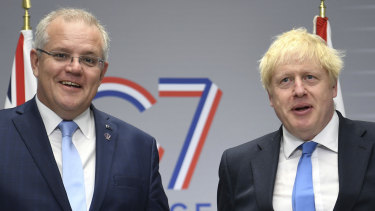 Prime Minister Scott Morrison has said publicly that he was asked to speak at the climate summit by British Prime Minister Boris Johnson.